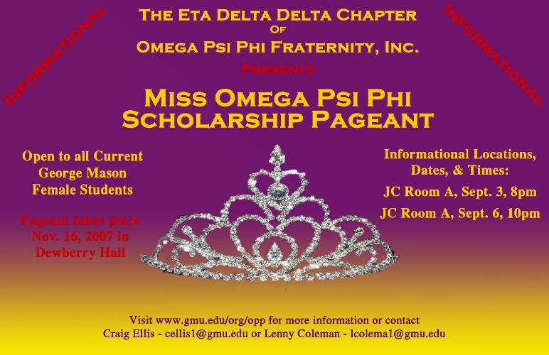 Eta Delta Delta Chapter of Omega Psi Phi Fraternity Inc. Miss